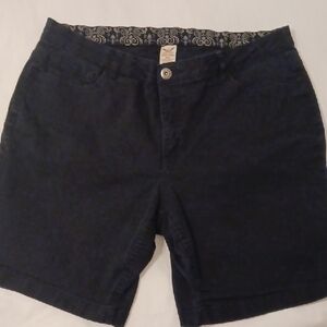 Women's Black Denim Shorts
